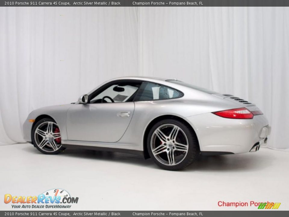 2010 Porsche 911 Carrera 4S Coupe Arctic Silver Metallic / Black Photo #7