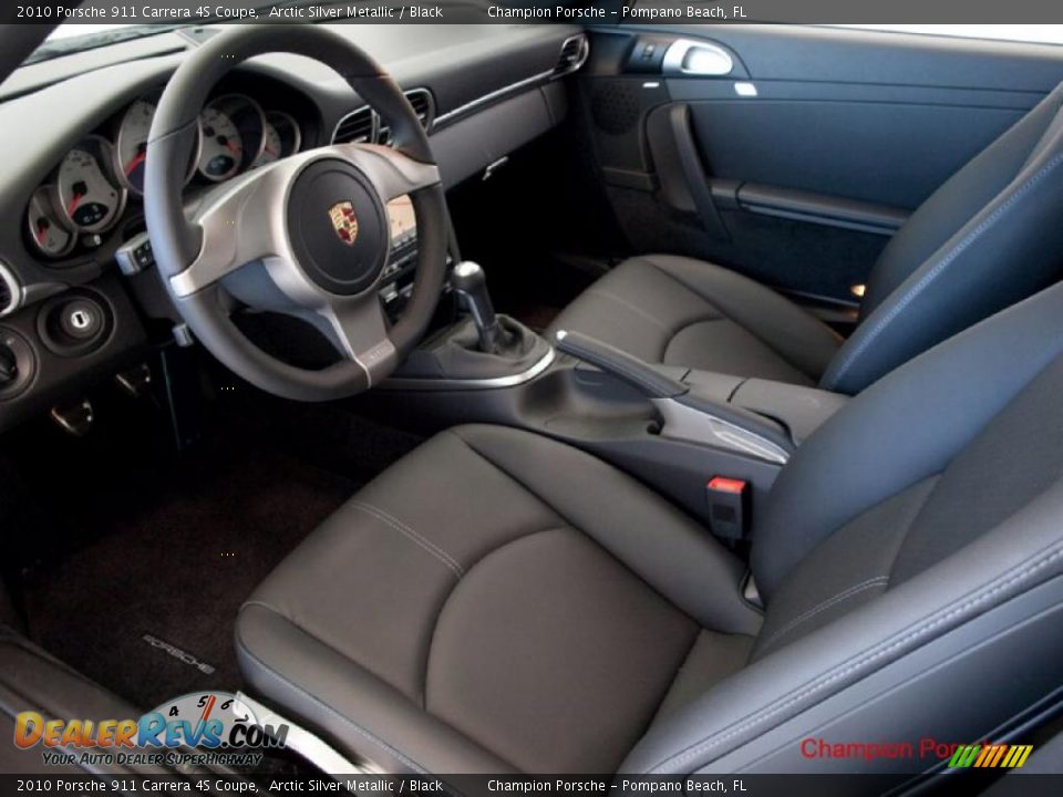 2010 Porsche 911 Carrera 4S Coupe Arctic Silver Metallic / Black Photo #8