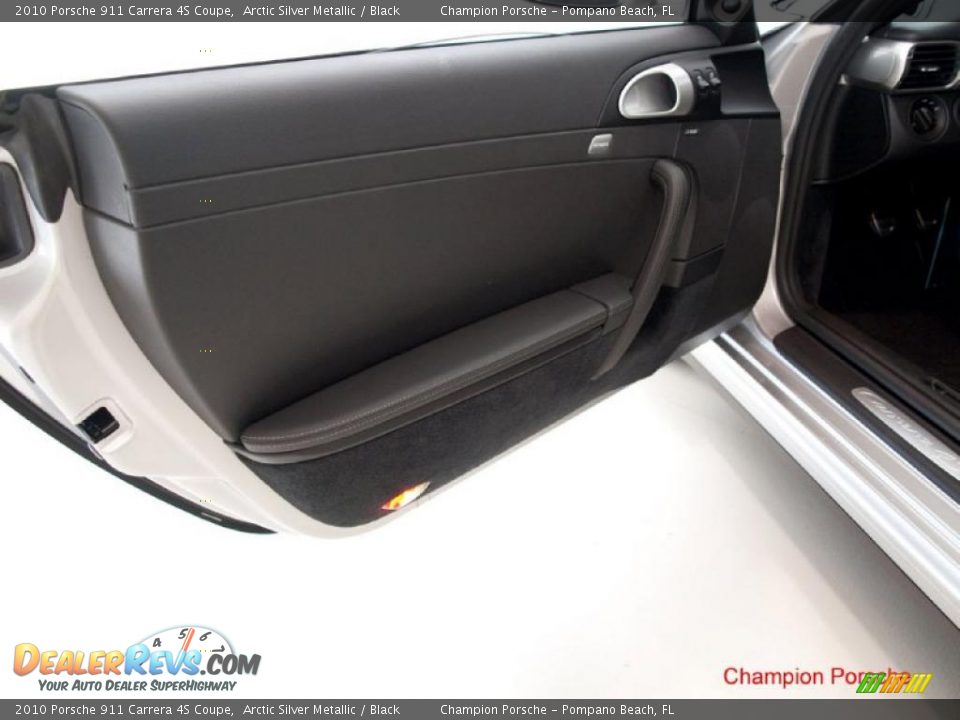 2010 Porsche 911 Carrera 4S Coupe Arctic Silver Metallic / Black Photo #9