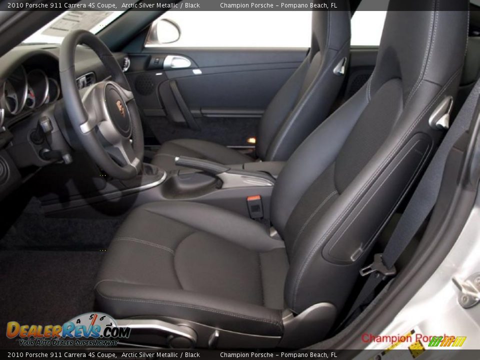 2010 Porsche 911 Carrera 4S Coupe Arctic Silver Metallic / Black Photo #10