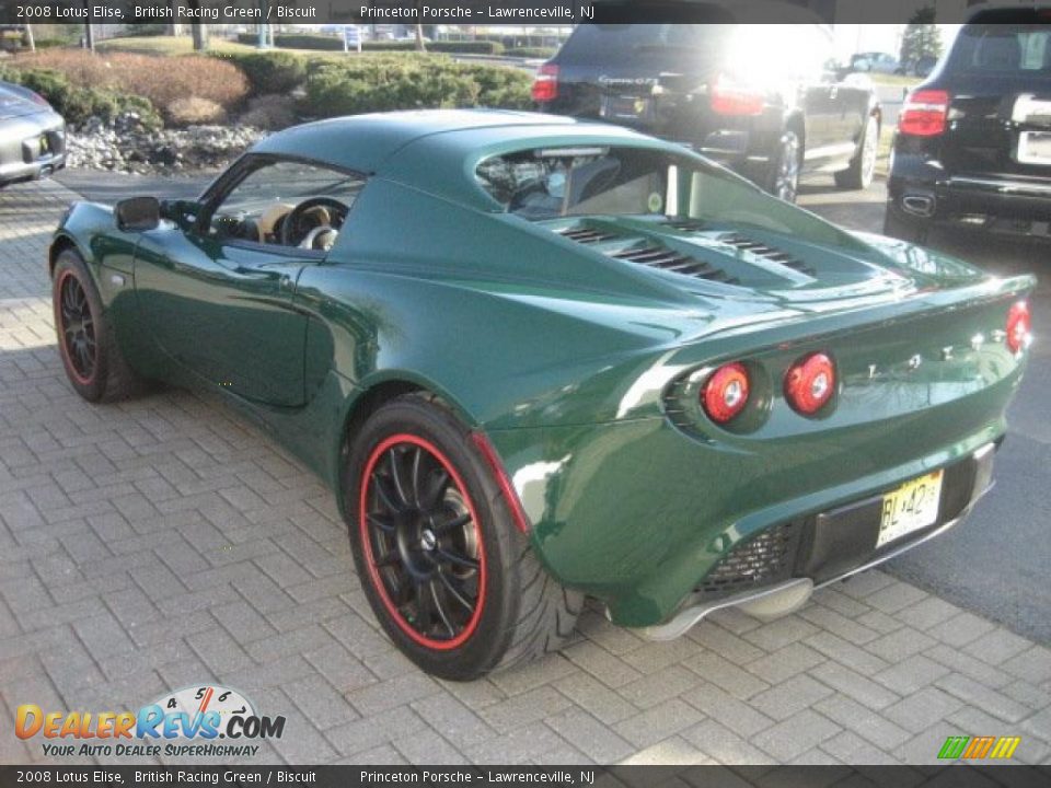 2008 Lotus Elise British Racing Green / Biscuit Photo #3