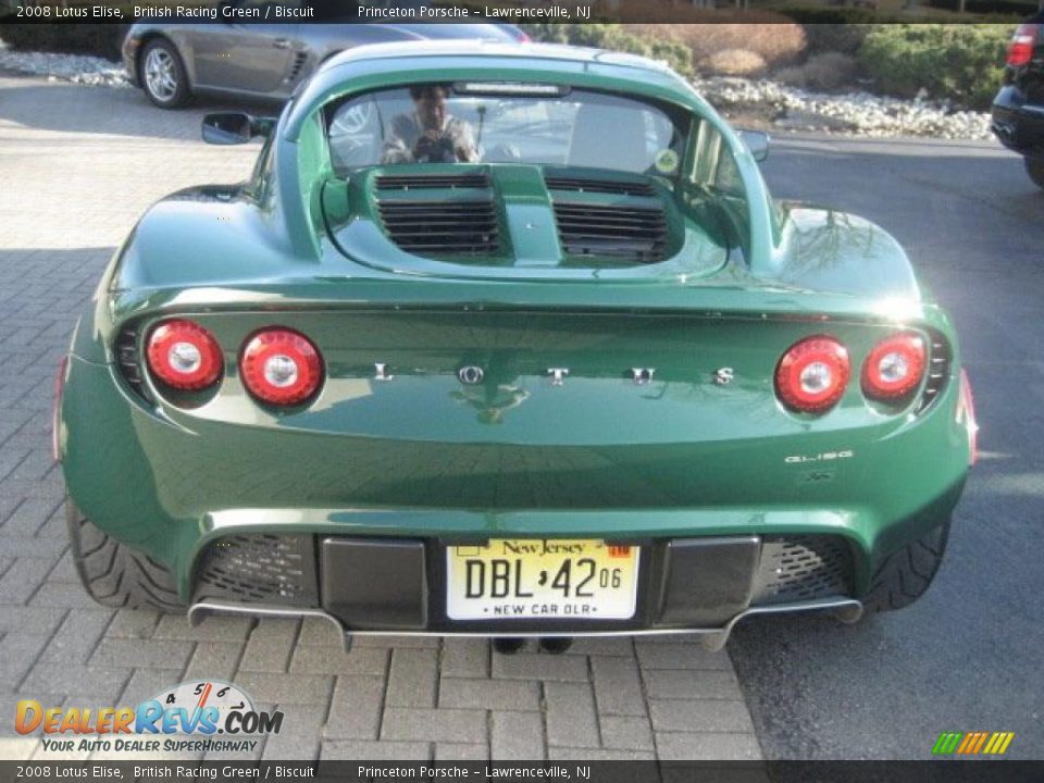 2008 Lotus Elise British Racing Green / Biscuit Photo #4