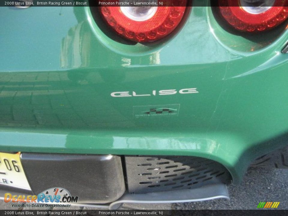 2008 Lotus Elise British Racing Green / Biscuit Photo #5