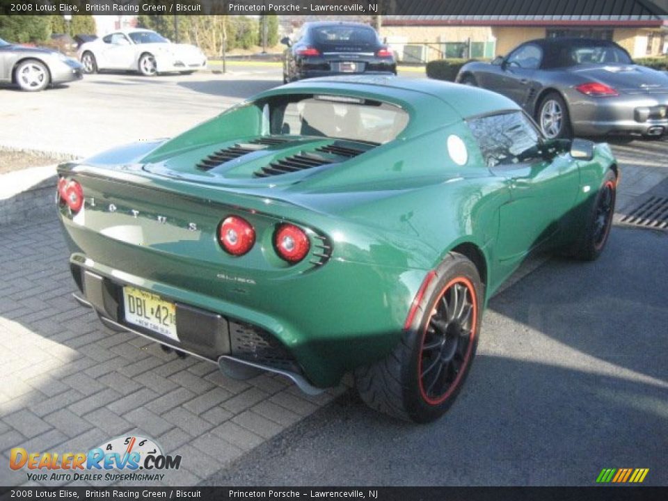 2008 Lotus Elise British Racing Green / Biscuit Photo #6