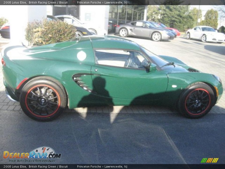 2008 Lotus Elise British Racing Green / Biscuit Photo #7