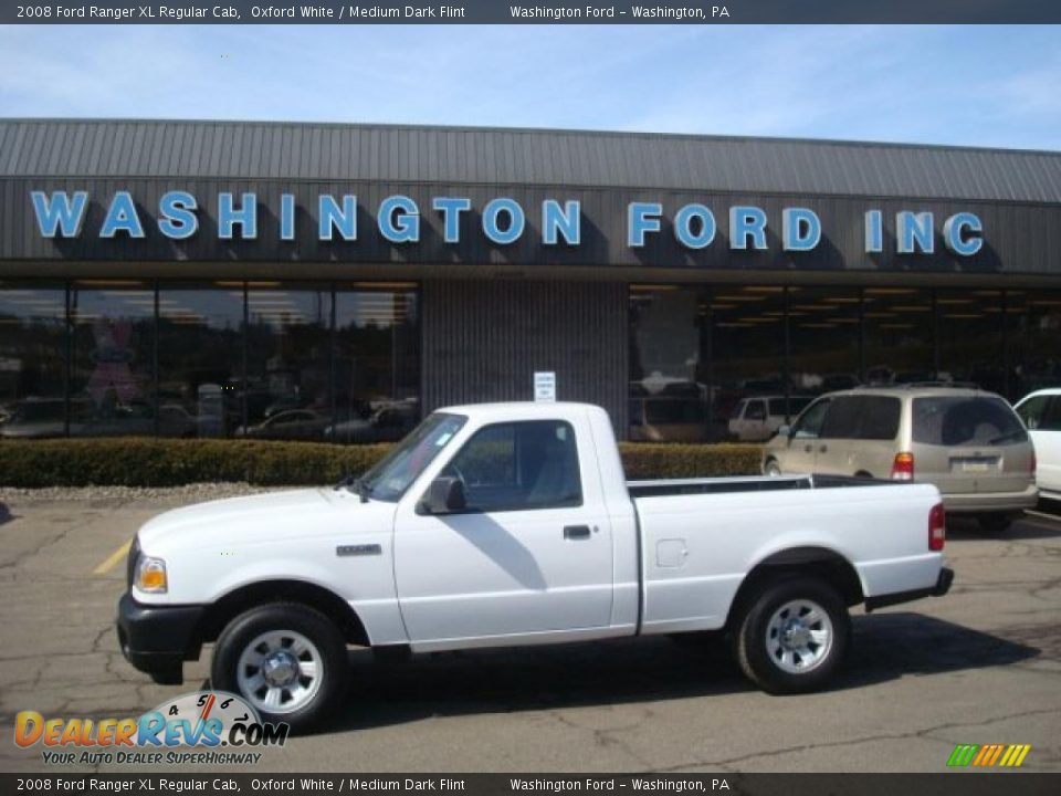 2008 Ford Ranger XL Regular Cab Oxford White / Medium Dark Flint Photo #1