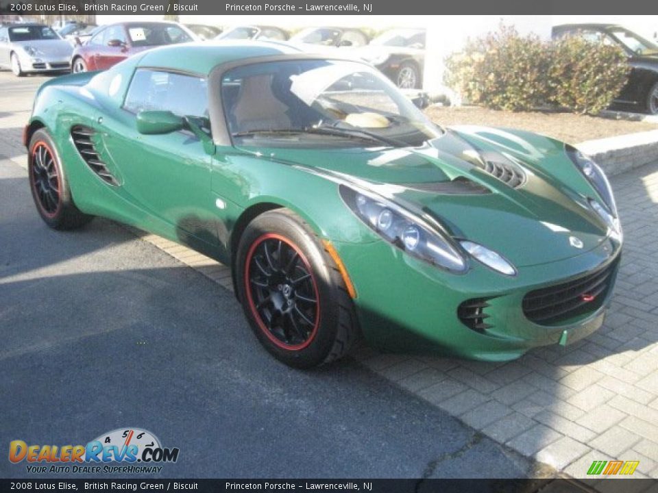 2008 Lotus Elise British Racing Green / Biscuit Photo #8