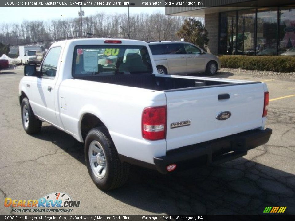 2008 Ford Ranger XL Regular Cab Oxford White / Medium Dark Flint Photo #2