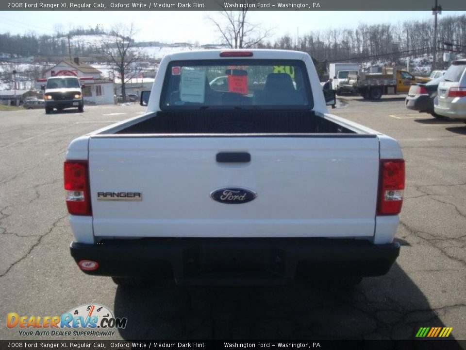 2008 Ford Ranger XL Regular Cab Oxford White / Medium Dark Flint Photo #3