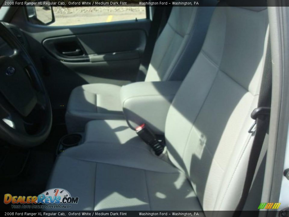 2008 Ford Ranger XL Regular Cab Oxford White / Medium Dark Flint Photo #7