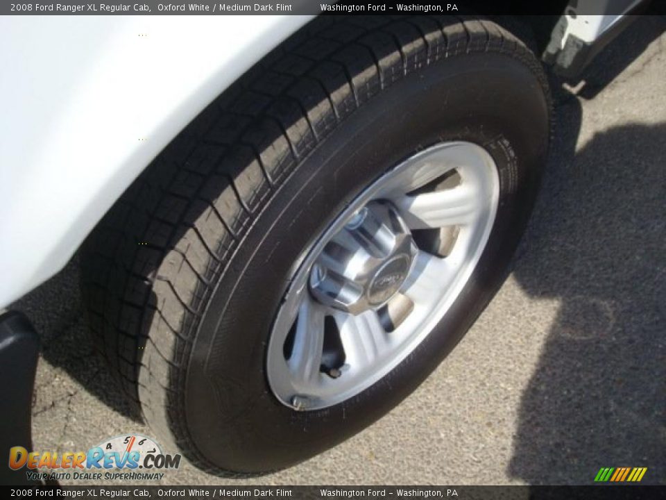 2008 Ford Ranger XL Regular Cab Oxford White / Medium Dark Flint Photo #12