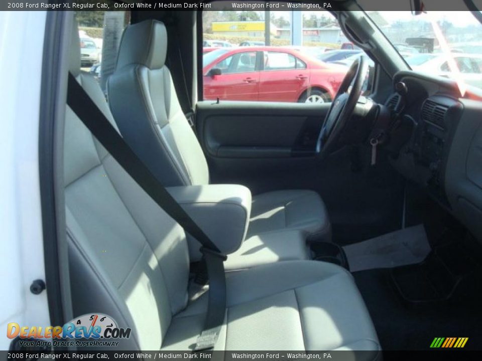 2008 Ford Ranger XL Regular Cab Oxford White / Medium Dark Flint Photo #14