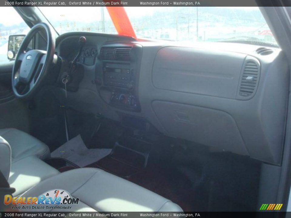 2008 Ford Ranger XL Regular Cab Oxford White / Medium Dark Flint Photo #15