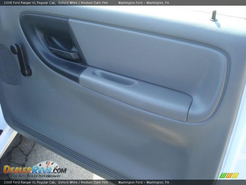 2008 Ford Ranger XL Regular Cab Oxford White / Medium Dark Flint Photo #16