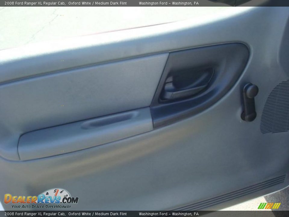 2008 Ford Ranger XL Regular Cab Oxford White / Medium Dark Flint Photo #18