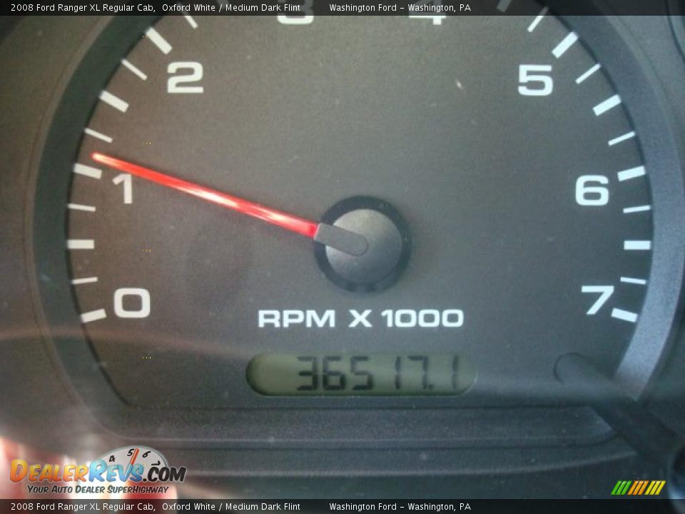 2008 Ford Ranger XL Regular Cab Oxford White / Medium Dark Flint Photo #20
