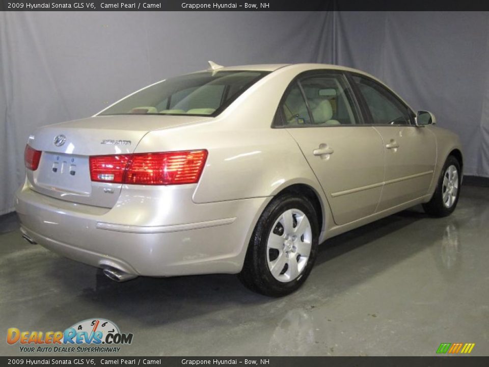 2009 Hyundai Sonata GLS V6 Camel Pearl / Camel Photo #3
