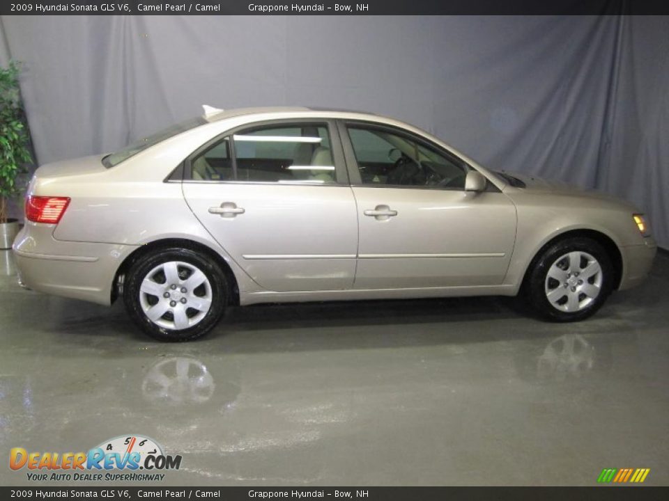2009 Hyundai Sonata GLS V6 Camel Pearl / Camel Photo #4