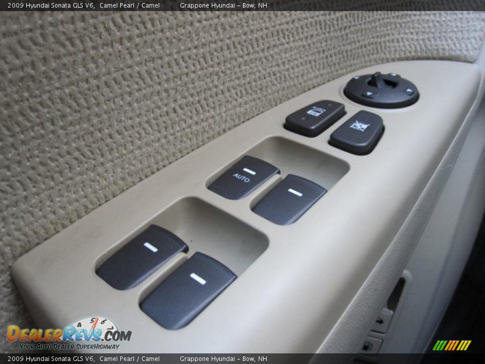 2009 Hyundai Sonata GLS V6 Camel Pearl / Camel Photo #9