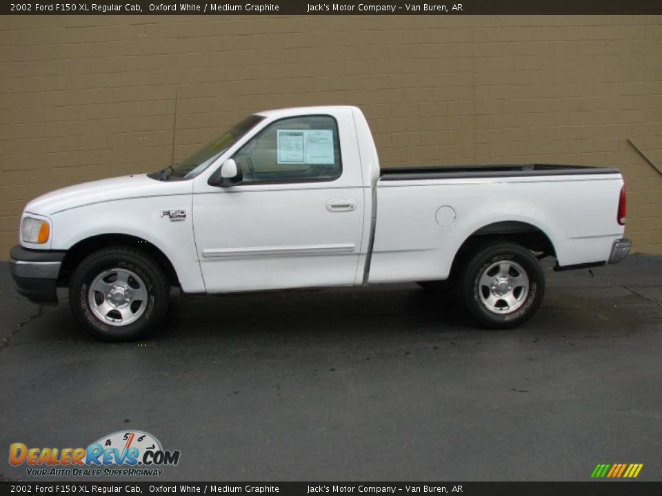 2002 Ford F150 XL Regular Cab Oxford White / Medium Graphite Photo #1