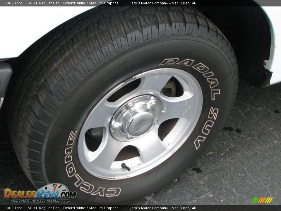 2002 Ford F150 XL Regular Cab Oxford White / Medium Graphite Photo #8
