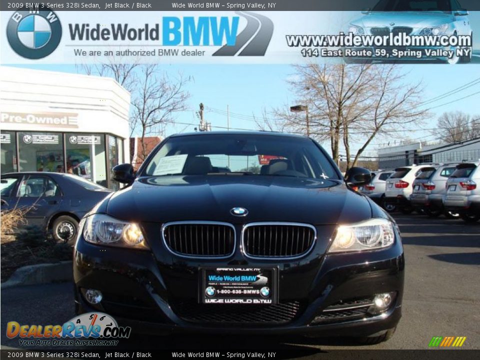 2009 BMW 3 Series 328i Sedan Jet Black / Black Photo #2