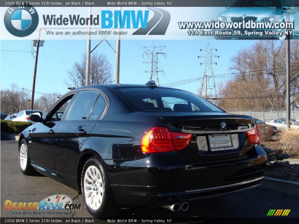 2009 BMW 3 Series 328i Sedan Jet Black / Black Photo #6