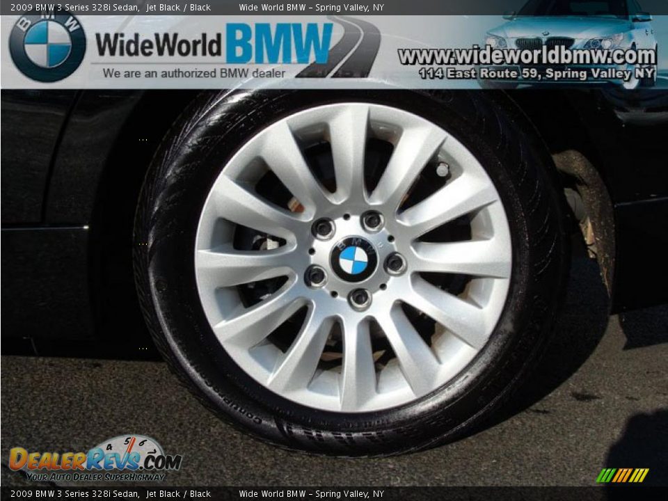 2009 BMW 3 Series 328i Sedan Jet Black / Black Photo #7