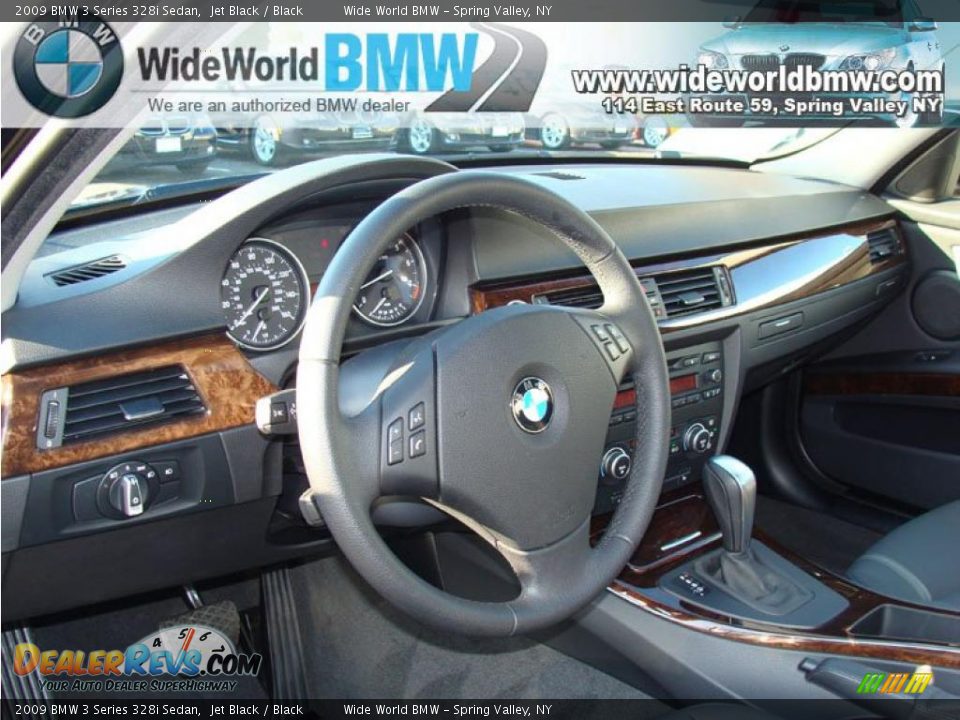 2009 BMW 3 Series 328i Sedan Jet Black / Black Photo #12