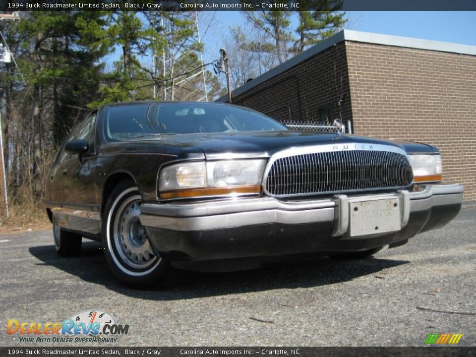 1994 Buick Roadmaster Limited Sedan Black / Gray Photo #2