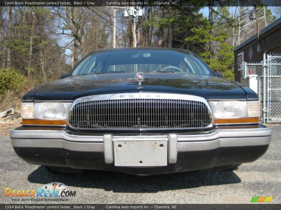 1994 Buick Roadmaster Limited Sedan Black / Gray Photo #3