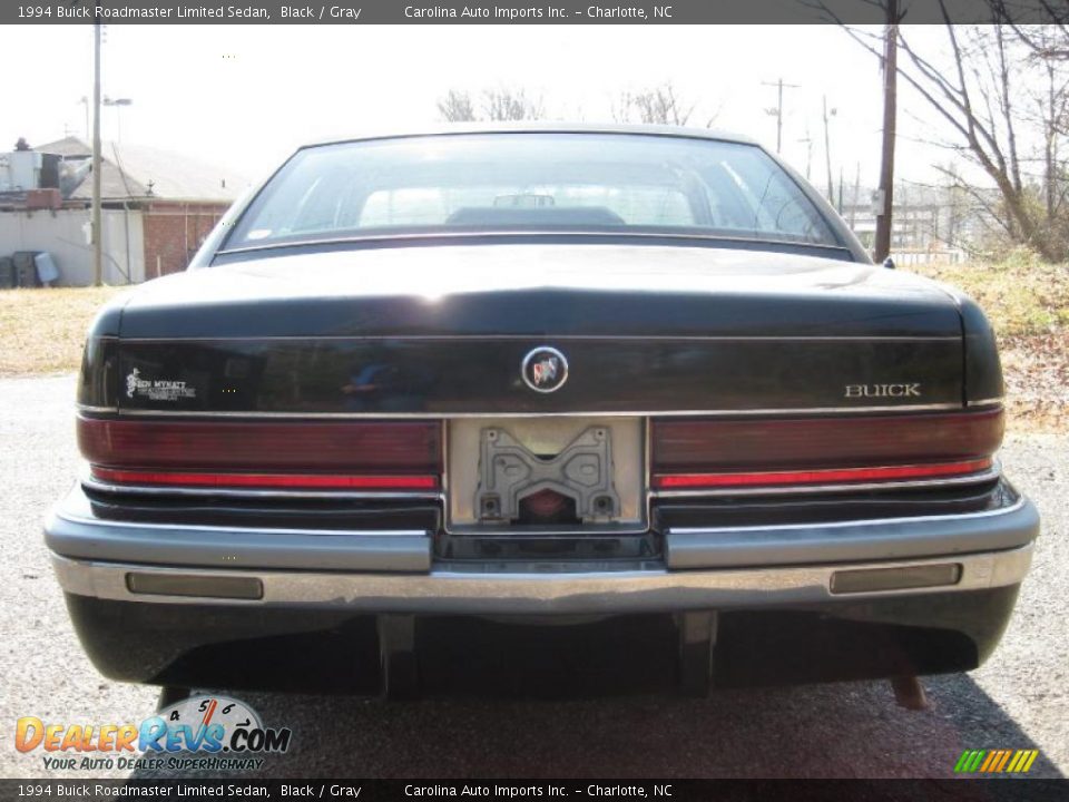 1994 Buick Roadmaster Limited Sedan Black / Gray Photo #7