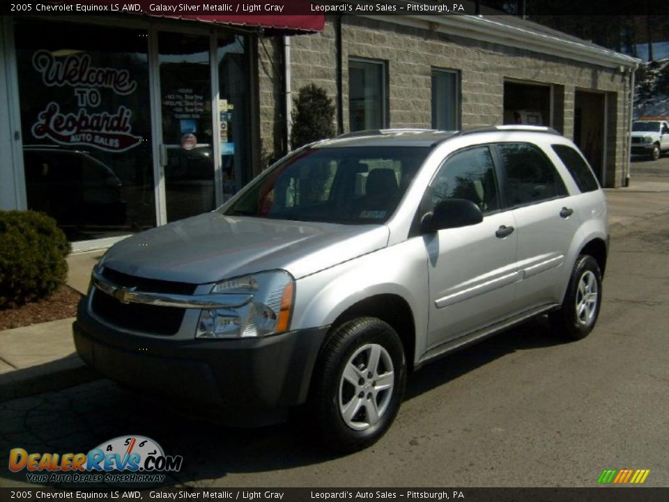 2005 Chevrolet Equinox LS AWD Galaxy Silver Metallic / Light Gray Photo #1