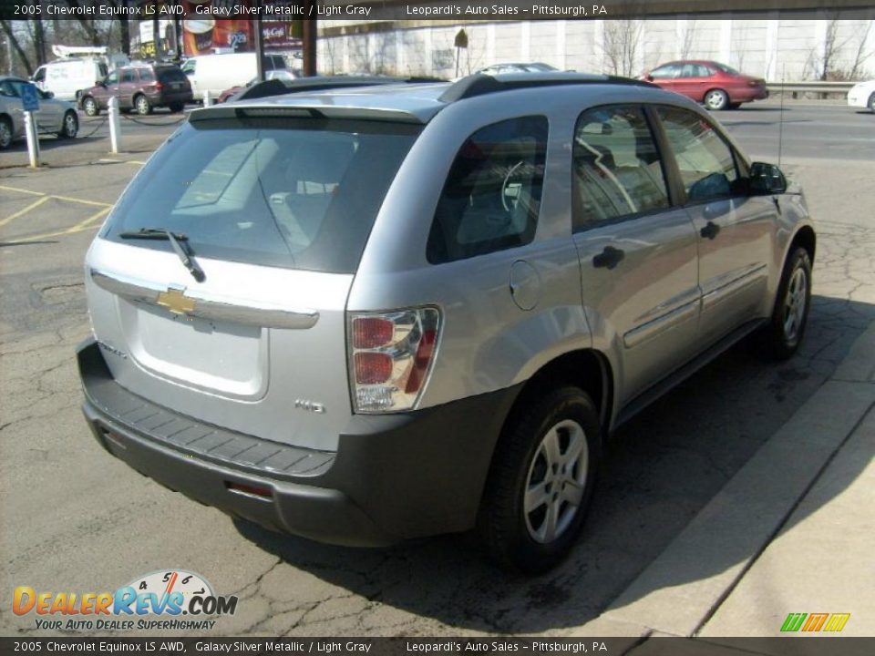 2005 Chevrolet Equinox LS AWD Galaxy Silver Metallic / Light Gray Photo #5