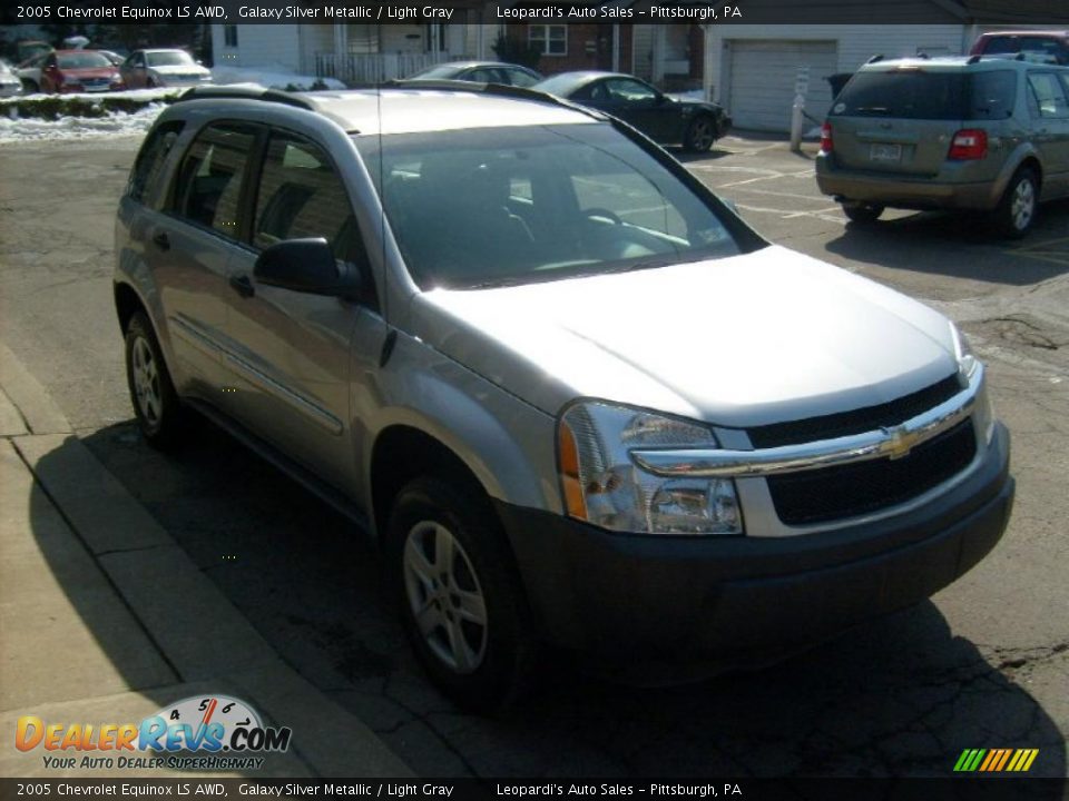 2005 Chevrolet Equinox LS AWD Galaxy Silver Metallic / Light Gray Photo #6