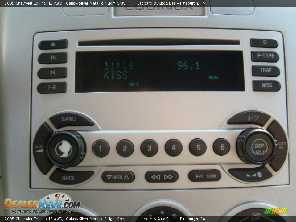 2005 Chevrolet Equinox LS AWD Galaxy Silver Metallic / Light Gray Photo #14