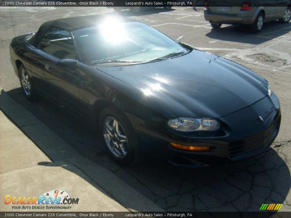 2000 Chevrolet Camaro Z28 Convertible Onyx Black / Ebony Photo #6