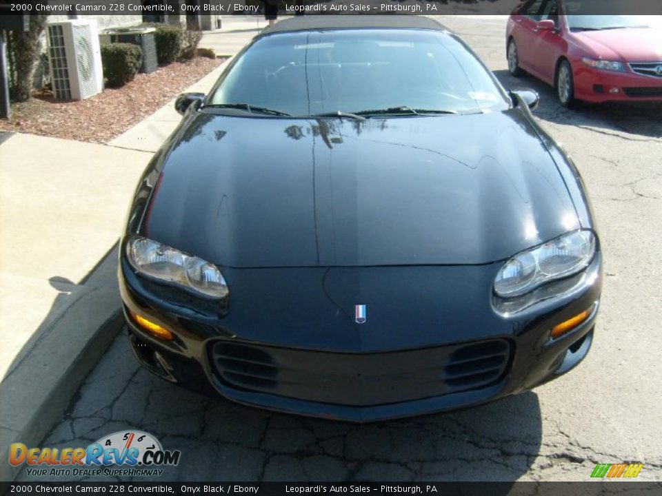 2000 Chevrolet Camaro Z28 Convertible Onyx Black / Ebony Photo #7