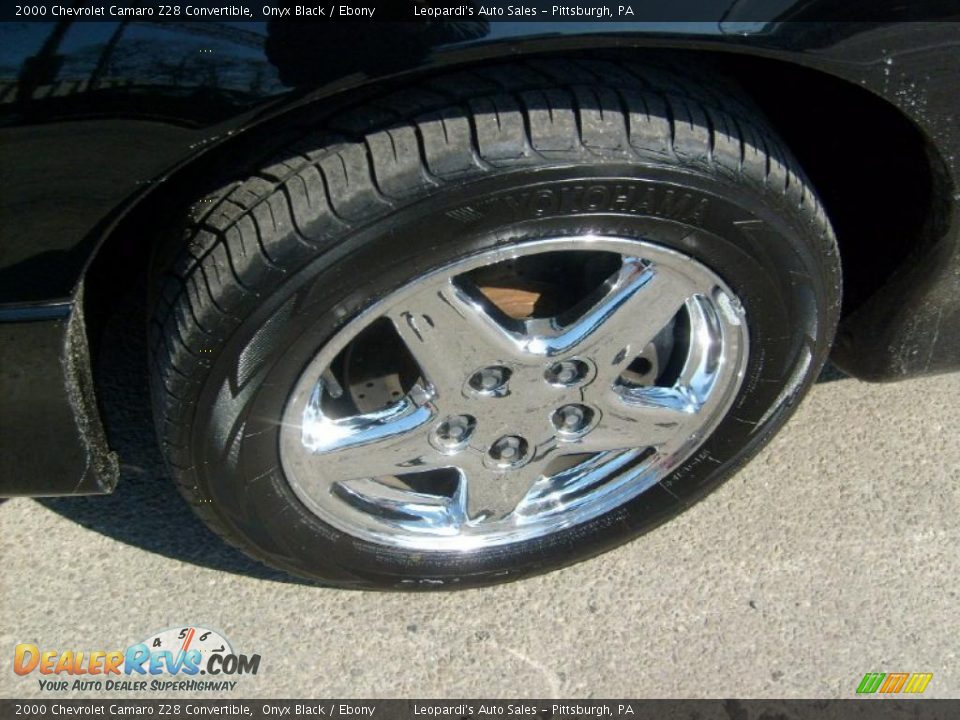 2000 Chevrolet Camaro Z28 Convertible Onyx Black / Ebony Photo #8