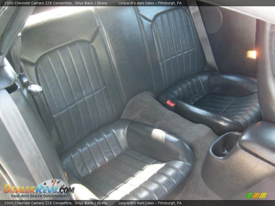 2000 Chevrolet Camaro Z28 Convertible Onyx Black / Ebony Photo #11