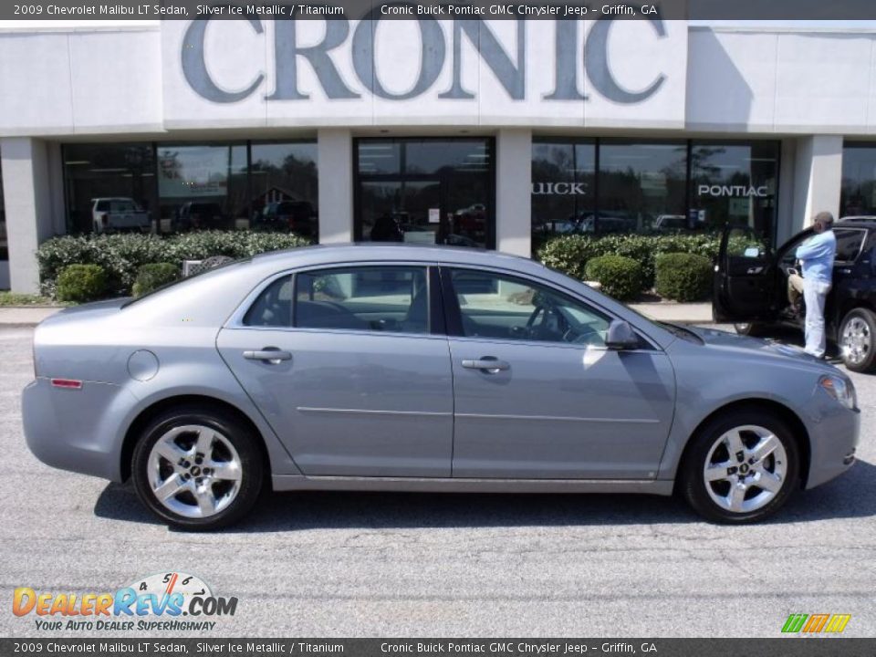 2009 Chevrolet Malibu LT Sedan Silver Ice Metallic / Titanium Photo #1