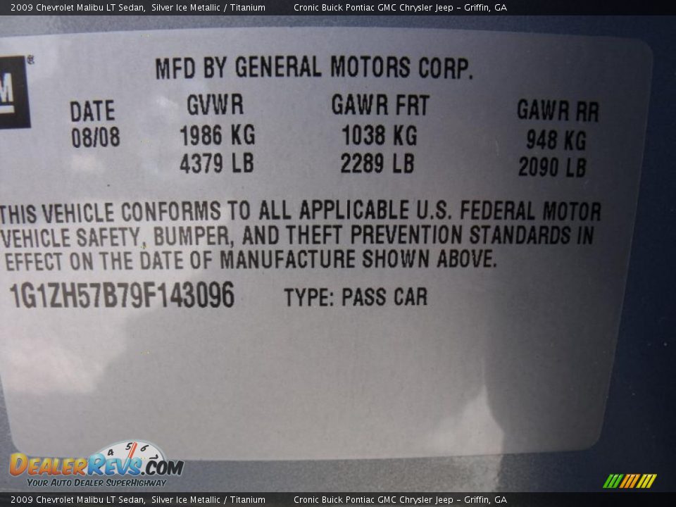 2009 Chevrolet Malibu LT Sedan Silver Ice Metallic / Titanium Photo #22