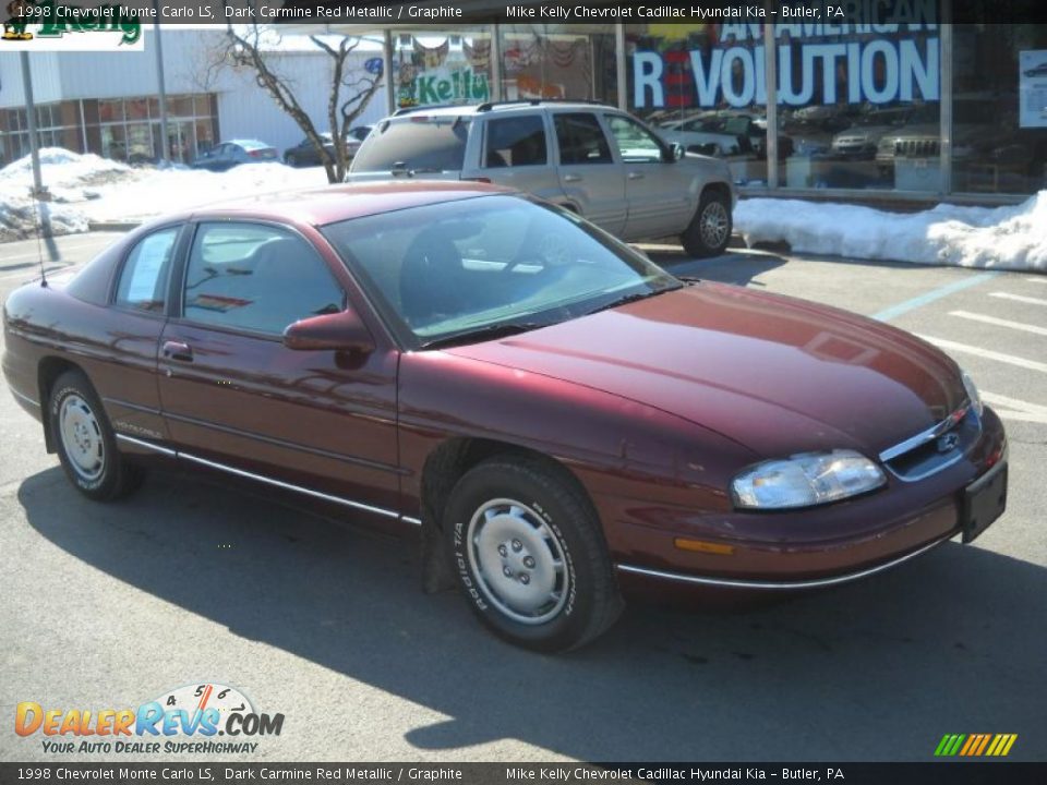 1998 Chevrolet Monte Carlo LS Dark Carmine Red Metallic / Graphite Photo #1
