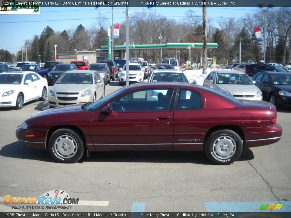 1998 Chevrolet Monte Carlo LS Dark Carmine Red Metallic / Graphite Photo #6