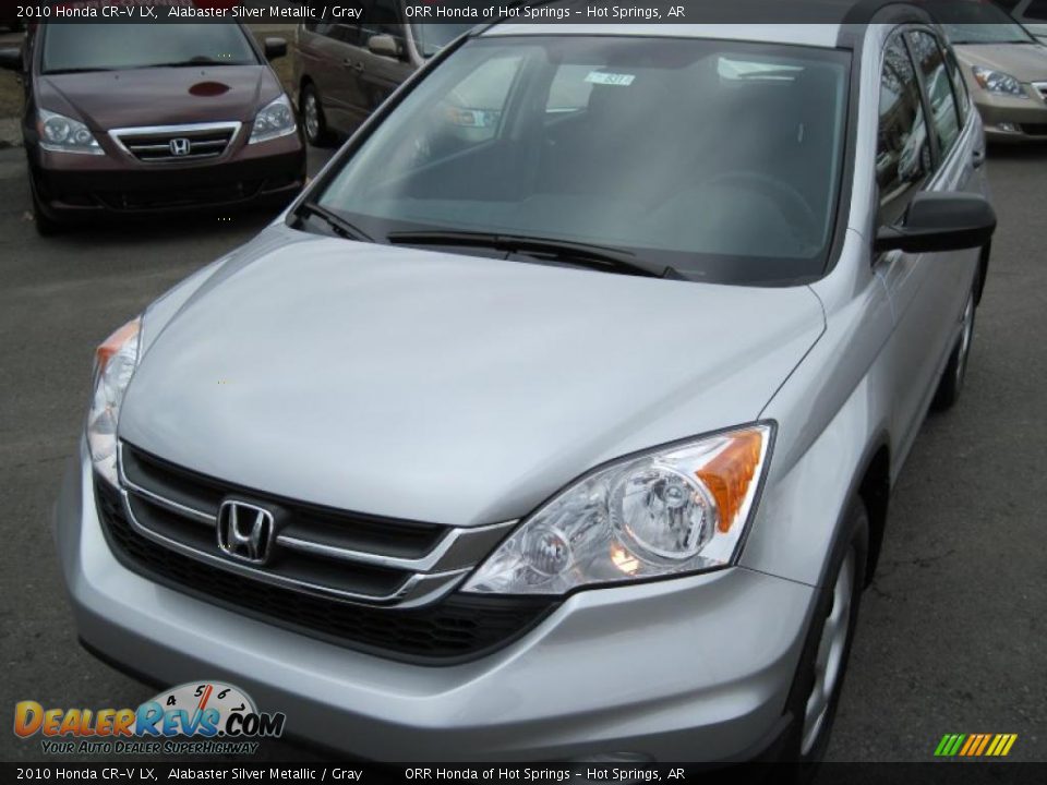 2010 Honda CR-V LX Alabaster Silver Metallic / Gray Photo #2