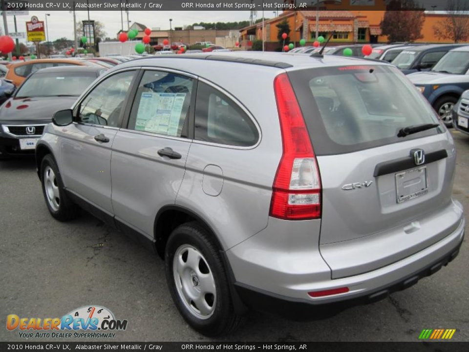 2010 Honda CR-V LX Alabaster Silver Metallic / Gray Photo #3