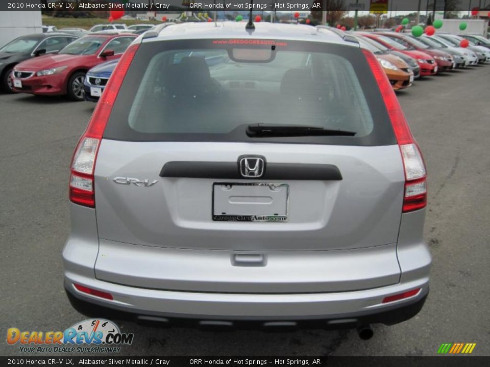 2010 Honda CR-V LX Alabaster Silver Metallic / Gray Photo #4