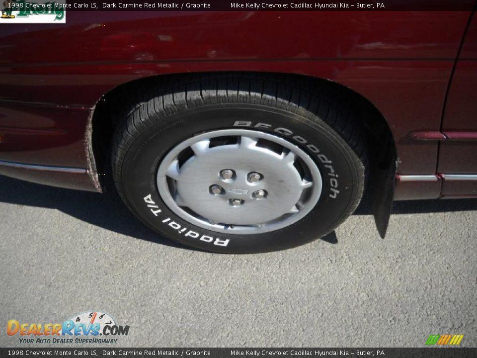 1998 Chevrolet Monte Carlo LS Dark Carmine Red Metallic / Graphite Photo #15