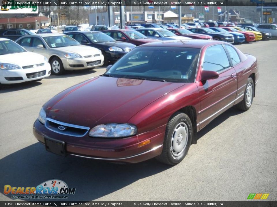 1998 Chevrolet Monte Carlo LS Dark Carmine Red Metallic / Graphite Photo #16