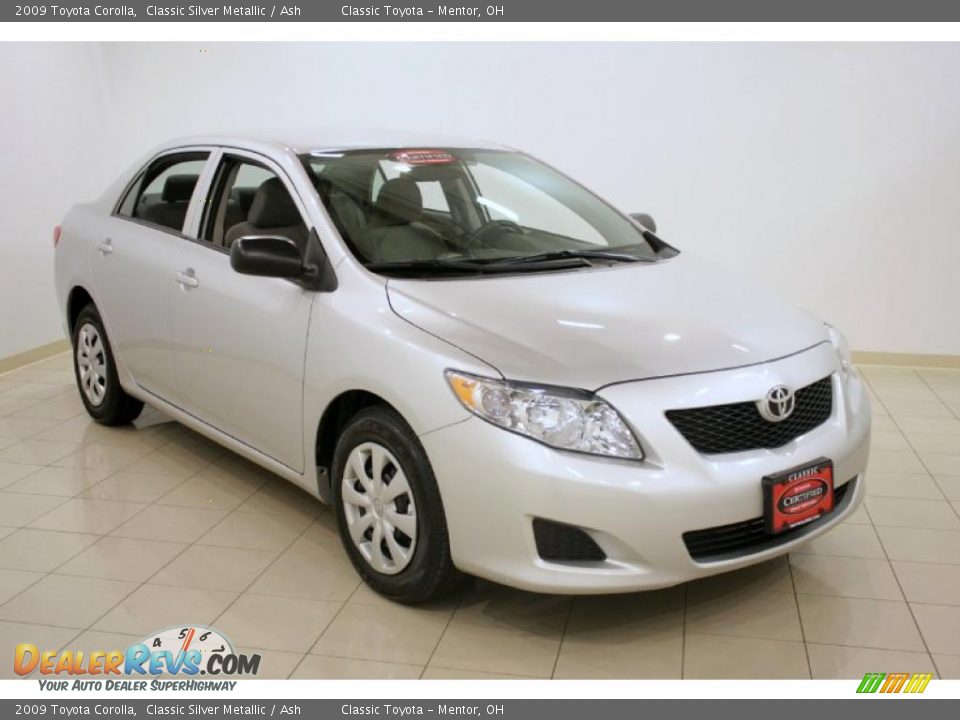 2009 Toyota Corolla Classic Silver Metallic / Ash Photo #1